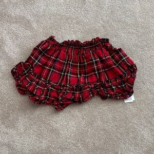 Plaid Ruffle Kids Bottom skirt
